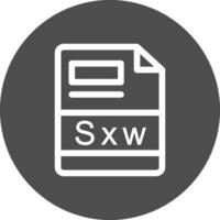 Sxw Creative Icon Design vector