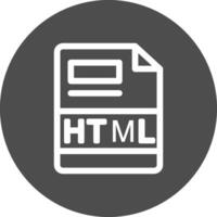 HTML Creative Icon Design vector