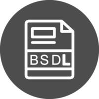 BSDL Creative Icon Design vector