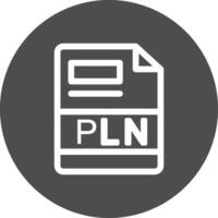 pln creativo icono diseño vector