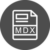 MDX Creative Icon Design vector