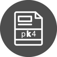 pk4 creativo icono diseño vector