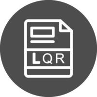 LQR Creative Icon Design vector