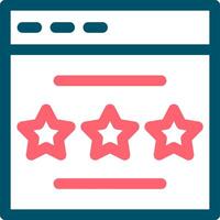 Rating Creative Icon Design vector