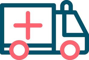 Ambulance Creative Icon Design vector