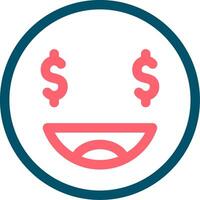 Greedy Creative Icon Design vector