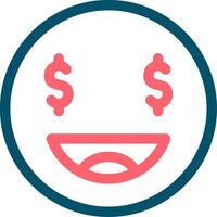 Greedy Creative Icon Design vector