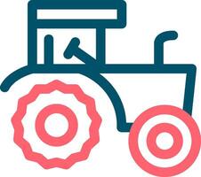 Tractor Creative Icon Design vector