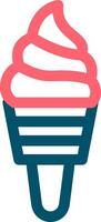 Ice Cream Creative Icon Design vector