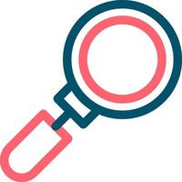 Magnifying Glass Creative Icon Design vector