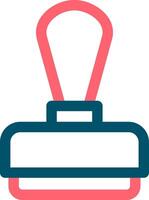 Line Two Color Design vector