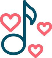 Love Song Creative Icon Design vector