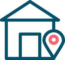 Home Location Creative Icon Design vector