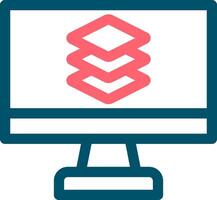 Layers Creative Icon Design vector
