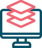Layer Creative Icon Design vector