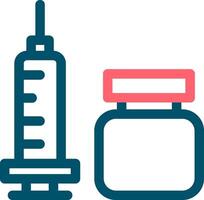 Vaccine Creative Icon Design vector