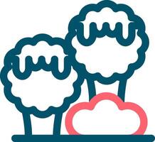 Trees Creative Icon Design vector