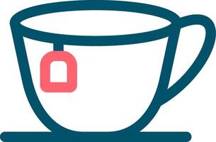 Tea Cup Creative Icon Design vector