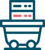 Data Mining Creative Icon Design vector