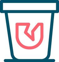 Trash Creative Icon Design vector