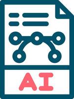 Ai File Creative Icon Design vector