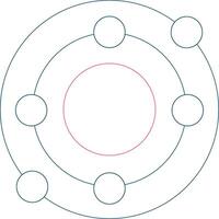 Planet Creative Icon Design vector