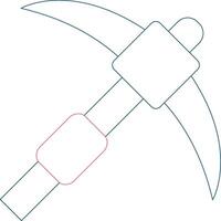 Pickaxe Creative Icon Design vector