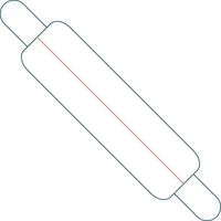 Rolling Pin Creative Icon Design vector