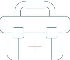 First Aid Kit Creative Icon Design vector