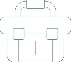 First Aid Kit Creative Icon Design vector