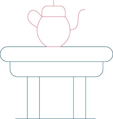 Coffee Table Creative Icon Design