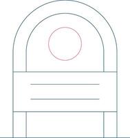 Dungeon Creative Icon Design vector