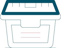 Food Container Creative Icon Design vector
