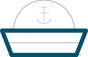 Sailor Hat Creative Icon Design vector