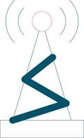 diseño de icono creativo de antena vector