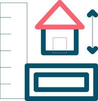 Measure Creative Icon Design vector