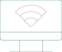 Smart Lcd Creative Icon Design vector