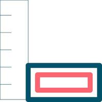 Ruler Creative Icon Design vector
