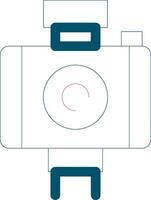 Camera Creative Icon Design vector