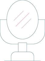 Mirror Creative Icon Design vector