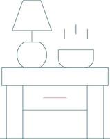 Nightstand Creative Icon Design vector