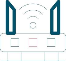 Router Creative Icon Design vector