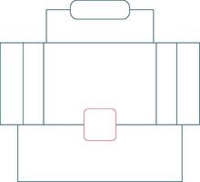Briefcase Creative Icon Design vector