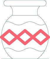 Vases Creative Icon Design vector