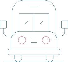 Bus Creative Icon Design vector