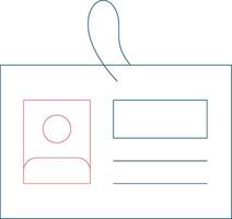 Student Card Creative Icon Design vector