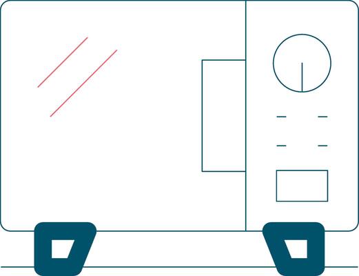 Microwave Creative Icon Design