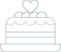Cake Creative Icon Design vector