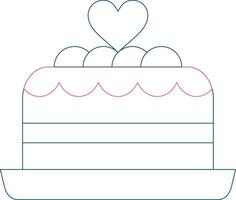 Cake Creative Icon Design vector