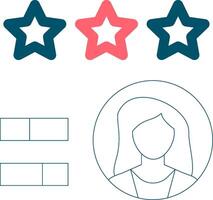 Review Creative Icon Design vector